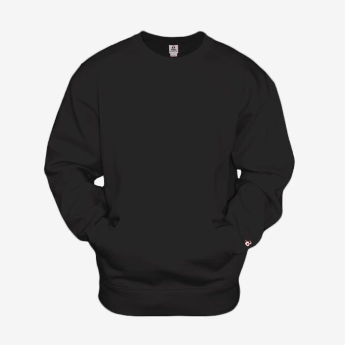 Badger Unisex Pocket Crewneck Sweatshirt 1252 Unisex Pocket Crewneck Sweatshirt Thumbnail