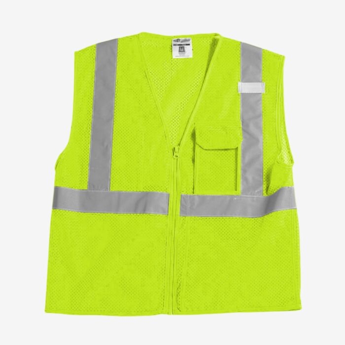 Kishigo Unisex Clear ID Vest with Zipper Closure 1532 Unisex Clear ID Vest with Zipper Closure Thumbnail
