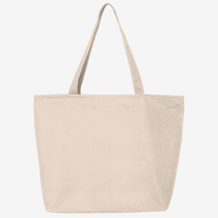 Q-Tees 25L Zippered Tote Q611 25L Zippered Tote Thumbnail
