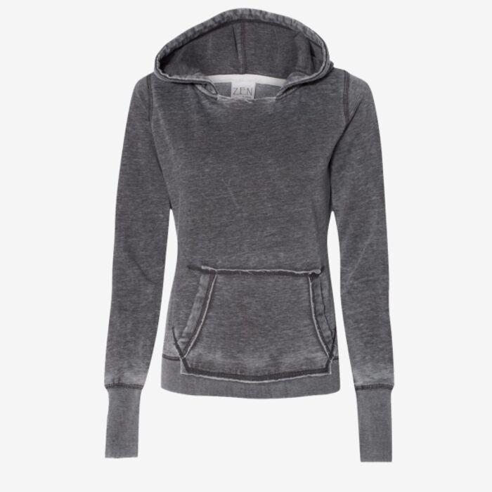 J. America Women's Zen Fleece Hooded Sweatshirt 8912 Women's Zen Fleece Hooded Sweatshirt Thumbnail