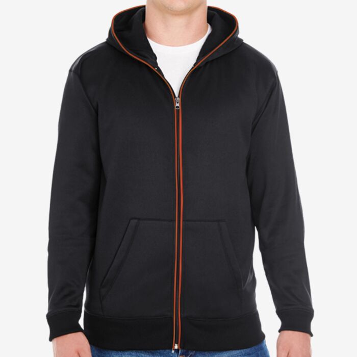 J. America Men's Glow Full-Zip Hooded Sweatshirt 8668 Men's Glow Full-Zip Hooded Sweatshirt Thumbnail