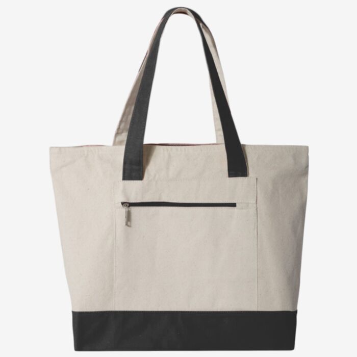 Q-Tees 19L Zippered Tote Q1300 19L Zippered Tote Thumbnail