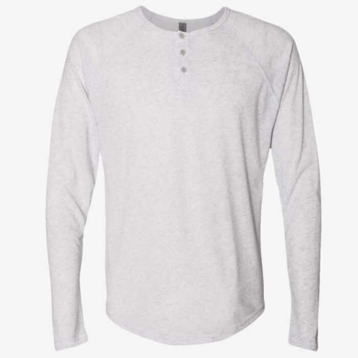 Next Level Apparel Men's Triblend Henley T-Shirt 6072 Men's Triblend Henley T-Shirt Thumbnail