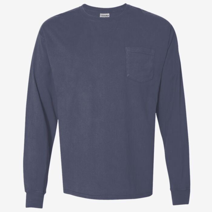 ComfortWash by Hanes Unisex Garment-Dyed Long Sleeve T-Shirt With a Pocket GDH250 Unisex Garment-Dyed Long Sleeve T-Shirt With a Pocket Thumbnail