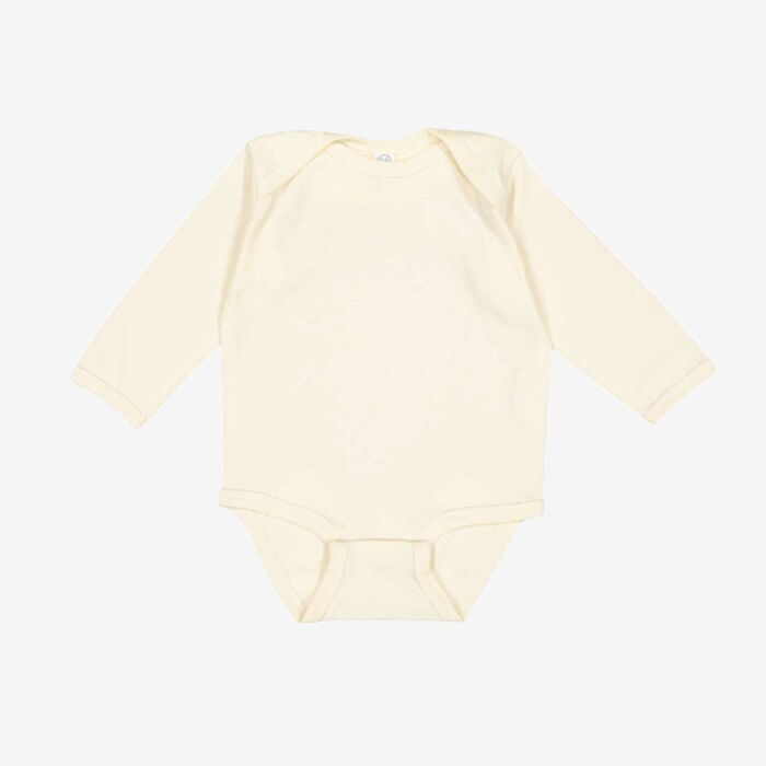 Rabbit Skins Infant Long Sleeve Baby Rib Bodysuit 4411 Infant Long Sleeve Baby Rib Bodysuit Thumbnail