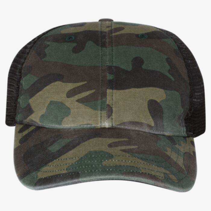 Richardson Garment Washed Printed Trucker Cap 111P Garment Washed Printed Trucker Cap Thumbnail