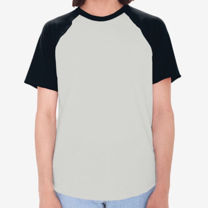 American Apparel Unisex Poly/Cotton Raglan Tee RSABB4237W Unisex Poly/Cotton Raglan Tee Thumbnail