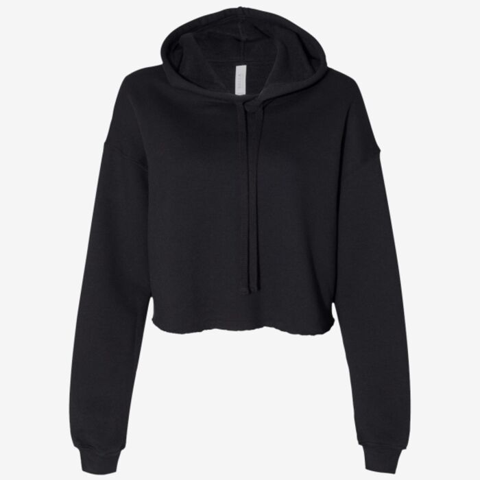 Bella + Canvas Women's Crop Fleece Hoodie Sweatshirt 7502 Women's Crop Fleece Hoodie Sweatshirt Thumbnail