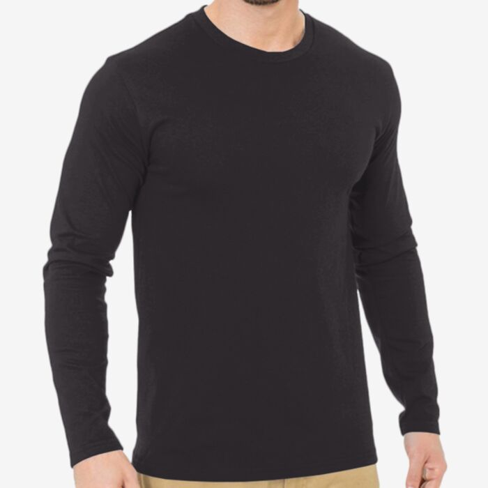 Bayside Unisex Fine Jersey Long Sleeve T-Shirt 9550 Unisex Fine Jersey Long Sleeve T-Shirt Thumbnail