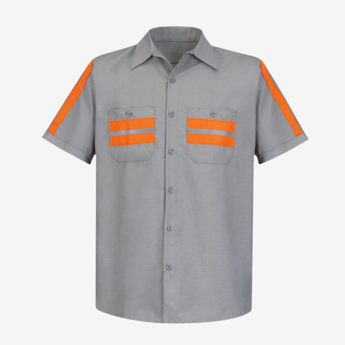 Red Kap Men's Enhanced Visibility Industrial Work Shirt SP24E Men's Enhanced Visibility Industrial Work Shirt Thumbnail