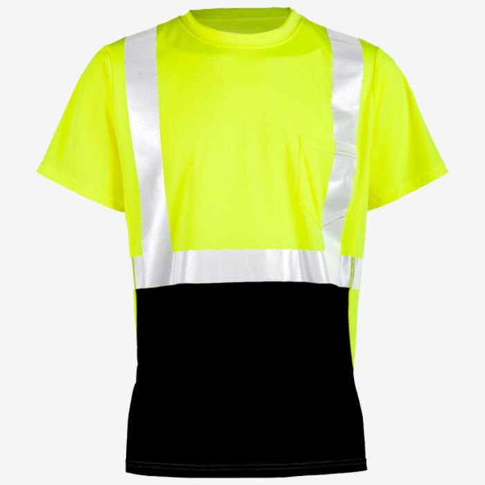 Kishigo Unisex Black Bottom Class 2 T-Shirt 9162 Unisex Black Bottom Class 2 T-Shirt Thumbnail