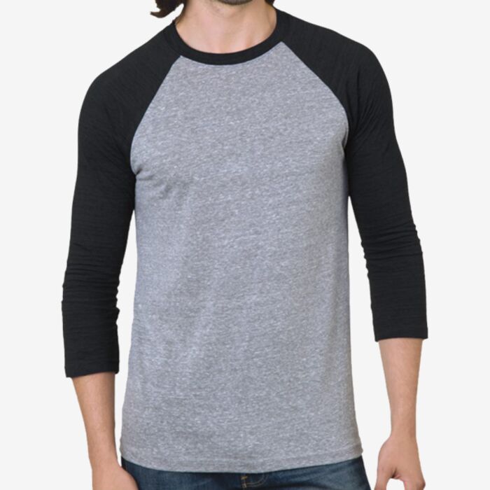 Bayside Unisex Triblend Three-Quarter Sleeve Raglan T-Shirt 9525 Unisex Triblend Three-Quarter Sleeve Raglan T-Shirt Thumbnail