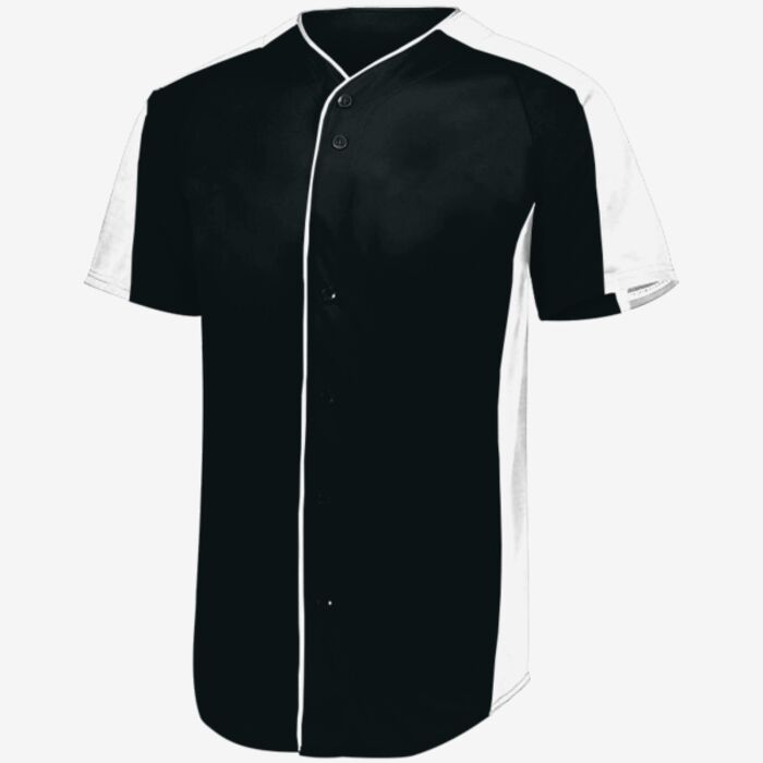 Augusta Sportswear Men's Full Button Baseball Jersey 1655 Men's Full Button Baseball Jersey Thumbnail