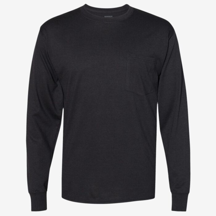 Hanes Unisex Workwear Long Sleeve Pocket T-Shirt W120 Unisex Workwear Long Sleeve Pocket T-Shirt Thumbnail