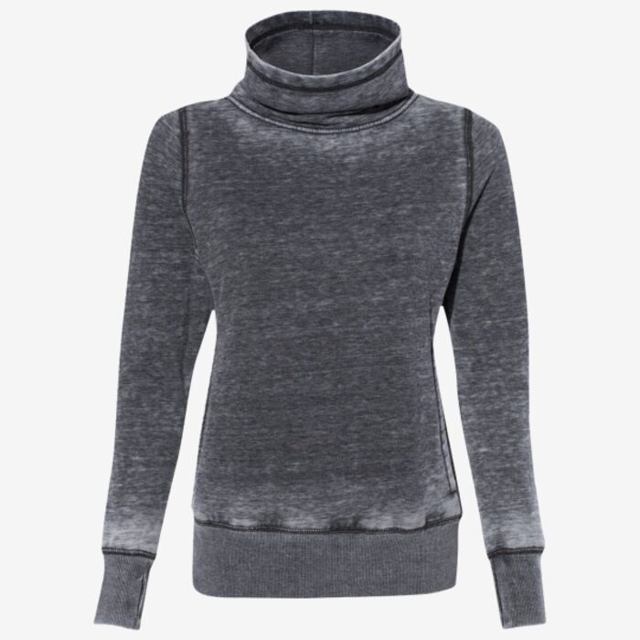 J. America Women’s Zen Fleece Cowl Neck Sweatshirt 8930 Women’s Zen Fleece Cowl Neck Sweatshirt Thumbnail