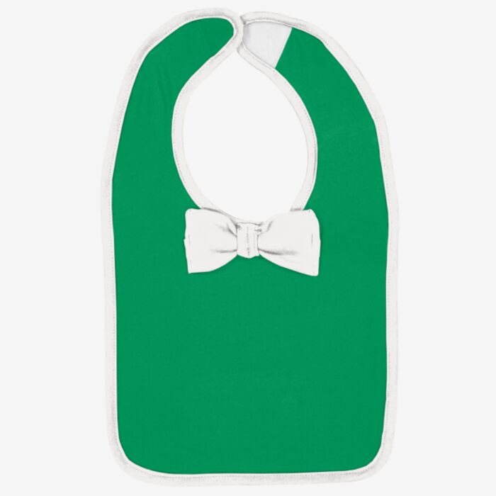 Rabbit Skins Infant Baby Rib Bow Tie Bib 1002 Infant Baby Rib Bow Tie Bib Thumbnail
