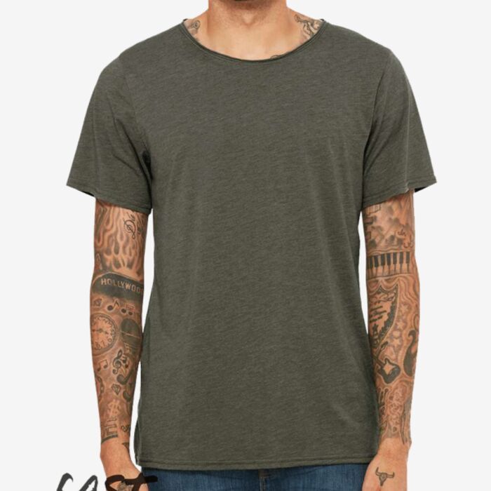 Bella + Canvas Unisex FWD Fashion Triblend Raw Neck Tee 3414 Unisex FWD Fashion Triblend Raw Neck Tee Thumbnail