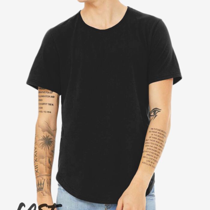 Bella + Canvas Men's Jersey Curved Hem Tee 3003 Men's Jersey Curved Hem Tee Thumbnail