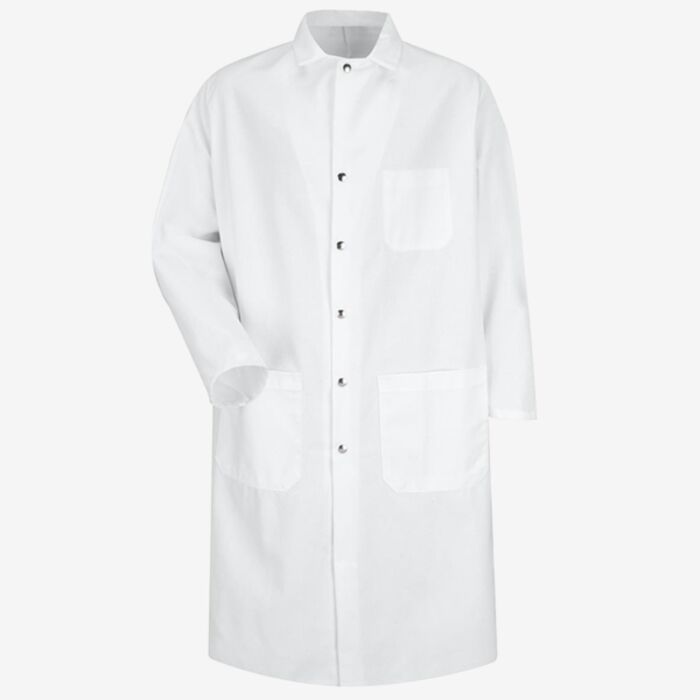 Red Kap Unisex Full Cut Butcher Coat KT50 Unisex Full Cut Butcher Coat Thumbnail