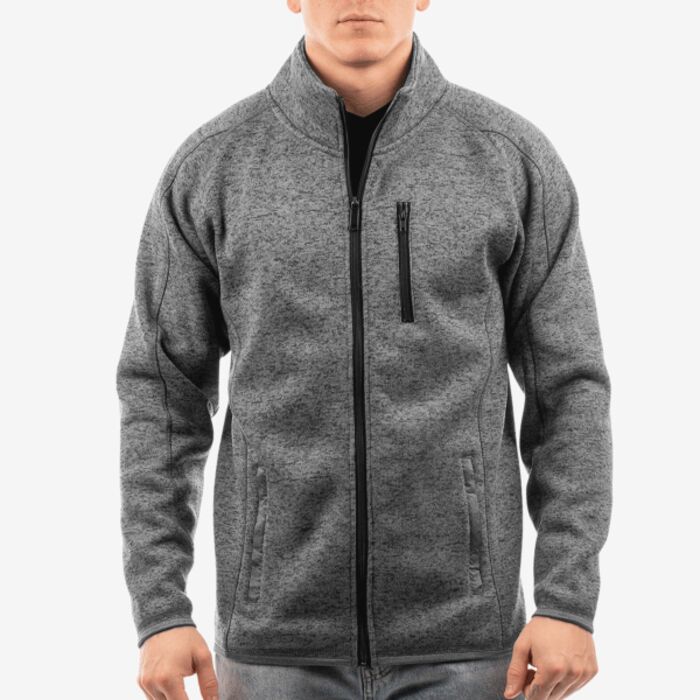 Burnside Men's Sweater Knit Jacket 3901 Men's Sweater Knit Jacket Thumbnail