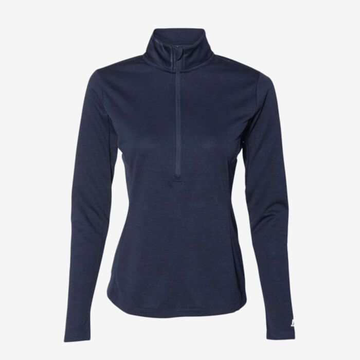 Russell Athletic Women's Striated Quarter-Zip Pullover QZ7EAX Women's Striated Quarter-Zip Pullover Thumbnail