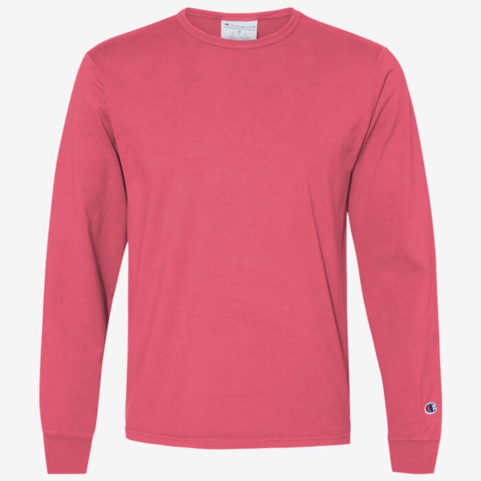 Champion Unisex Garment-Dyed Long Sleeve T-Shirt CD200 Unisex Garment-Dyed Long Sleeve T-Shirt Thumbnail