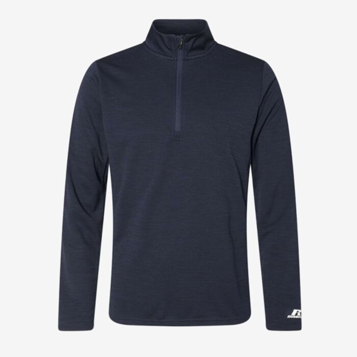 Russell Athletic Men's Striated Quarter-Zip Pullover QZ7EAM Men's Striated Quarter-Zip Pullover Thumbnail