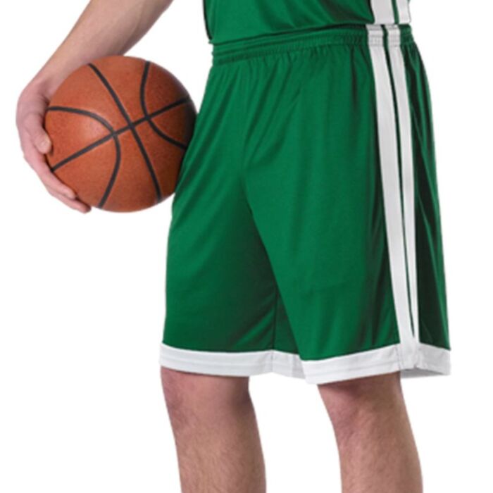 Alleson Athletic Men's Single Ply Basketball Shorts 538P Men's Single Ply Basketball Shorts Thumbnail