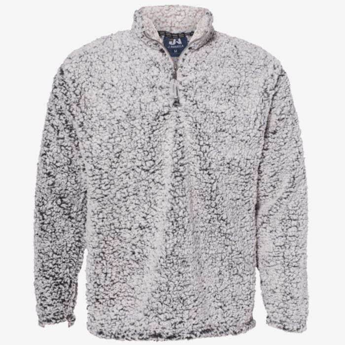 J. America Men's Sherpa Quarter-Zip Pullover 8454 Men's Sherpa Quarter-Zip Pullover Thumbnail