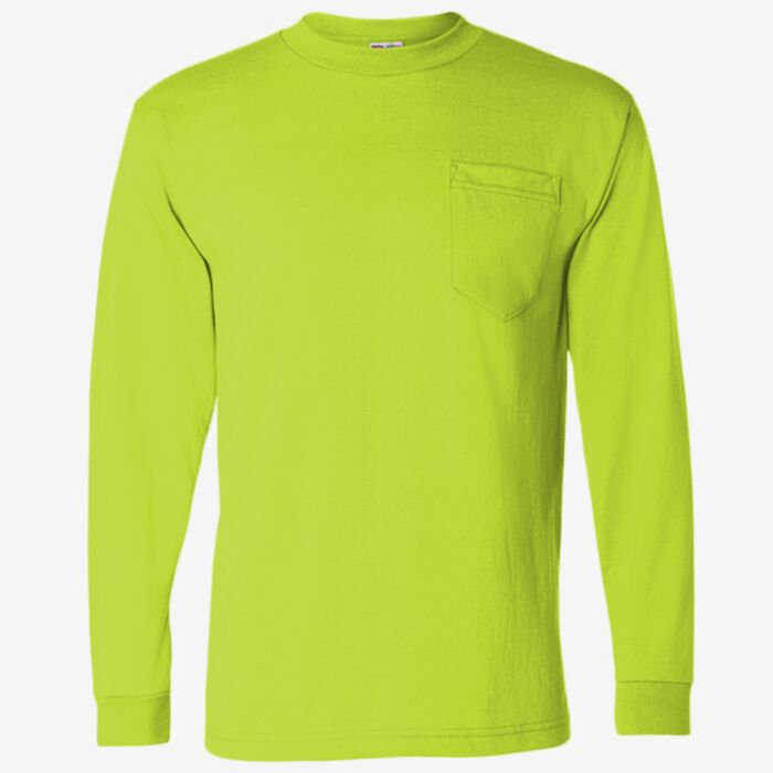 Bayside Unisex USA-Made 50/50 Long Sleeve Pocket T-Shirt 1730 Unisex USA-Made 50/50 Long Sleeve Pocket T-Shirt Thumbnail