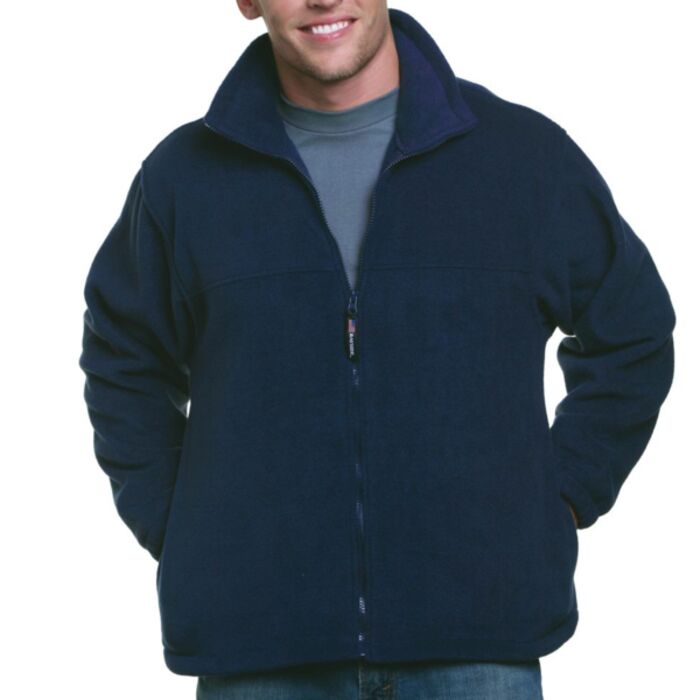 Bayside Men's USA-Made Full-Zip Fleece Jacket 1130 Men's USA-Made Full-Zip Fleece Jacket Thumbnail