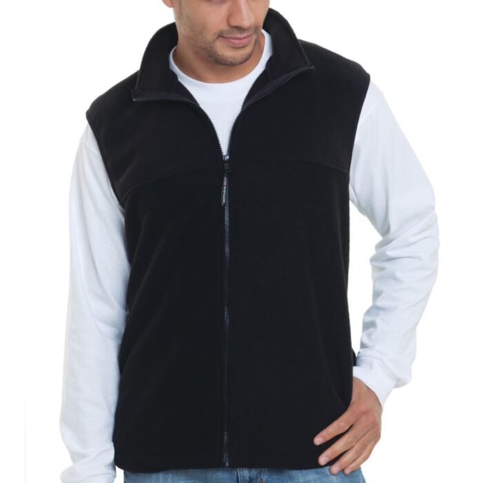 Bayside Men's USA-Made Full-Zip Fleece Vest 1120 Men's USA-Made Full-Zip Fleece Vest Thumbnail