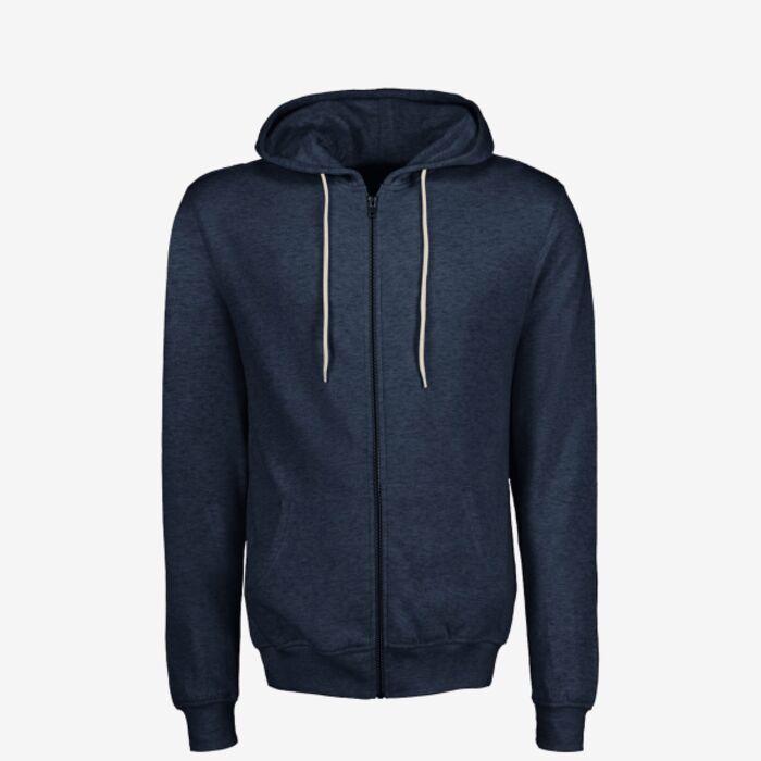 MV Sport Unisex Retro Heather Full-Zip Hooded Sweatshirt 2349 Unisex Retro Heather Full-Zip Hooded Sweatshirt Thumbnail