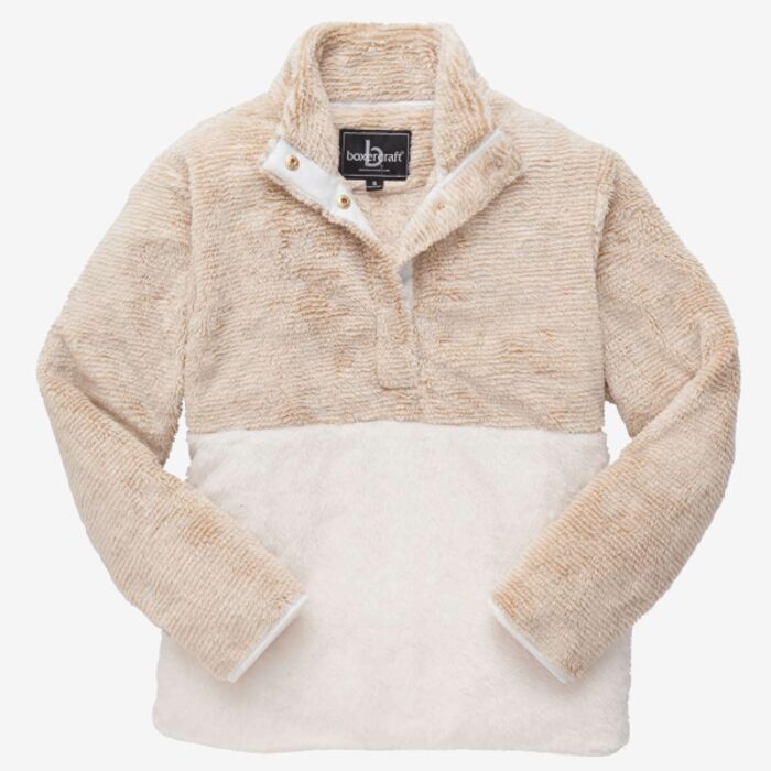 Boxercraft Unisex Fuzzy Half-Snap Fleece Pullover FZ01 Unisex Fuzzy Half-Snap Fleece Pullover Thumbnail