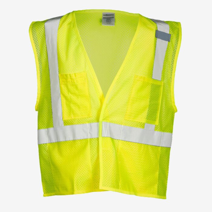 Kishigo Unisex 4 Pocket Hook-and-Loop Mesh Vest 1083-1084 Unisex 4 Pocket Hook-and-Loop Mesh Vest Thumbnail