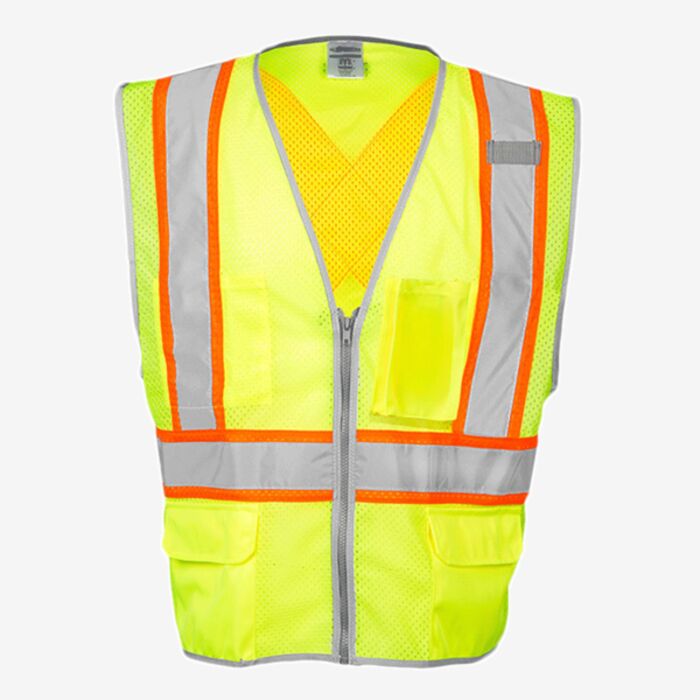 Kishigo Unisex Premium Brilliant Series® X Back Dual Compliant Vest 1576-1577 Unisex Premium Brilliant Series® X Back Dual Compliant Vest Thumbnail