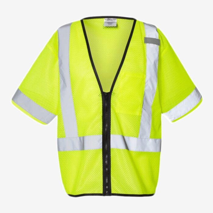 Kishigo Unisex Economy Single Pocket Zipper Vest 1567-1568 Unisex Economy Single Pocket Zipper Vest Thumbnail