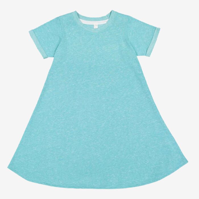 LAT Toddler Harborside Mélange French Terry Twirl Dress 2679 Toddler Harborside Mélange French Terry Twirl Dress Thumbnail
