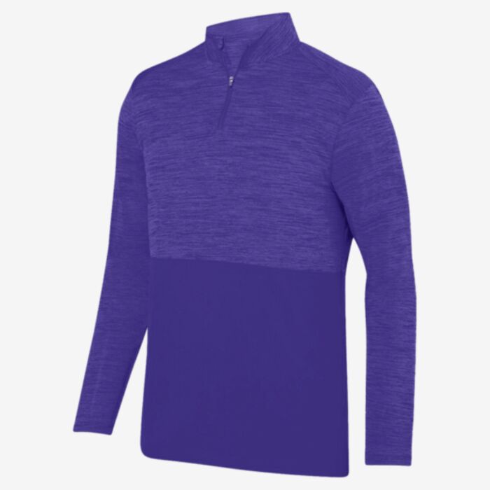 Augusta Sportswear Men's Shadow Tonal Heather Quarter-Zip Pullover 2908 Men's Shadow Tonal Heather Quarter-Zip Pullover Thumbnail