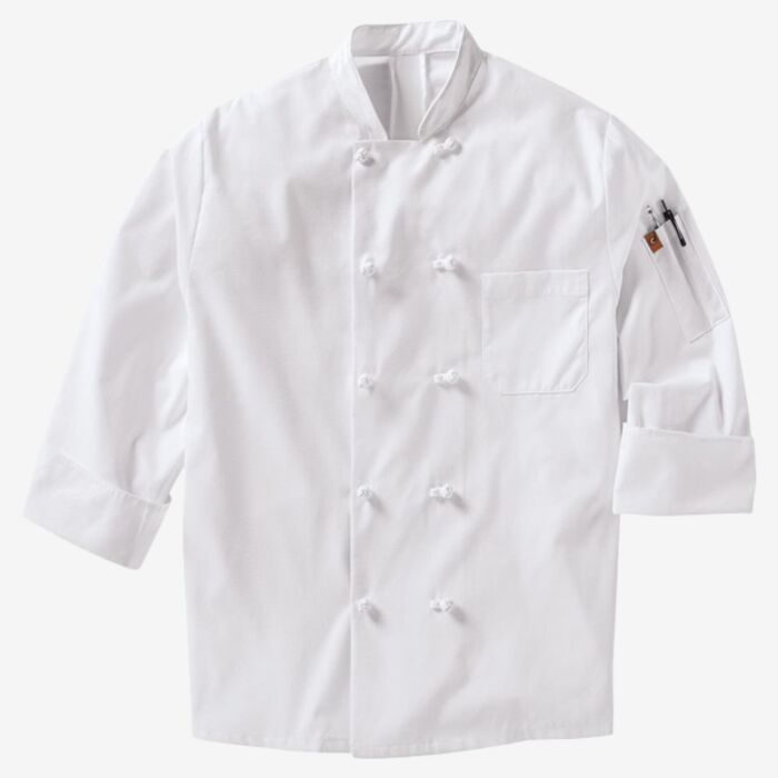 Chef Designs Mimix™ Ten Knot Button Chef Coat with OilBlok 044X Mimix™ Ten Knot Button Chef Coat with OilBlok Thumbnail