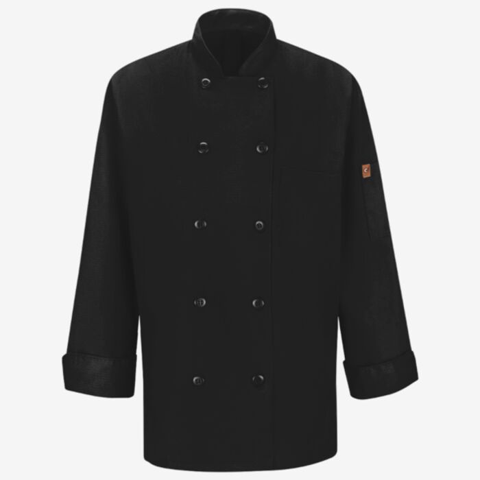 Chef Designs Women's Mimix™ Chef Coat with OilBlok 041X Women's Mimix™ Chef Coat with OilBlok Thumbnail