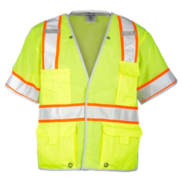 Kishigo Unisex Premium Brilliant Series® Breakaway Class 3 Vest 1552B Unisex Premium Brilliant Series® Breakaway Class 3 Vest Thumbnail