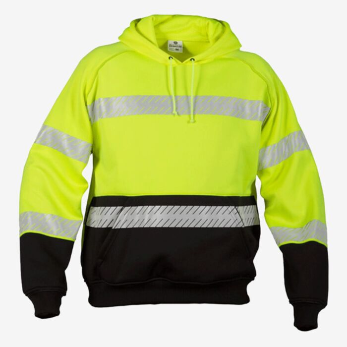 Kishigo Unisex Premium Black Series® Pull Over Hooded Sweatshirt JS142-143 Unisex Premium Black Series® Pull Over Hooded Sweatshirt Thumbnail