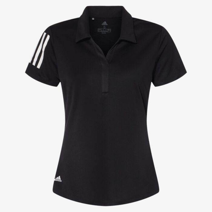 Adidas Women's Floating 3-Stripes Polo A481 Women's Floating 3-Stripes Polo Thumbnail