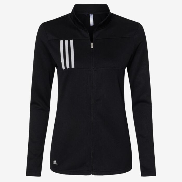 Adidas Women's 3-Stripes Double Knit Full-Zip A483 Women's 3-Stripes Double Knit Full-Zip Thumbnail
