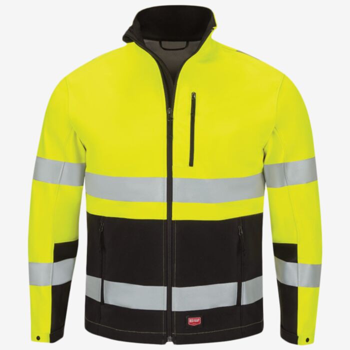 Red Kap Men's Hi-Visibility Soft Shell Jacket JY34 Men's Hi-Visibility Soft Shell Jacket Thumbnail