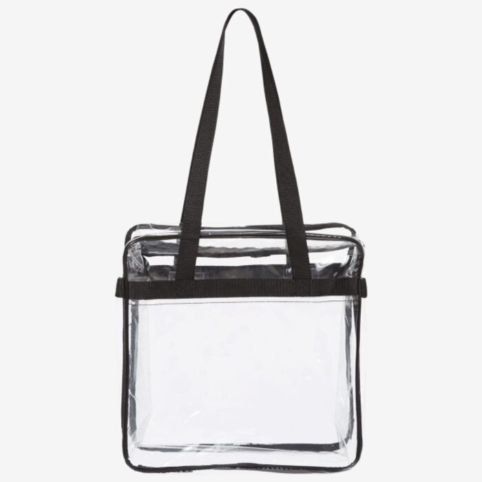 OAD Clear Tote with Zippered Top OAD5005 Clear Tote with Zippered Top Thumbnail
