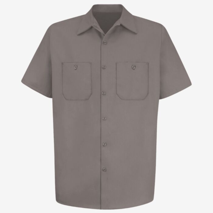 Red Kap Men's Tall Cotton Short Sleeve Uniform Shirt SC40T Men's Tall Cotton Short Sleeve Uniform Shirt Thumbnail