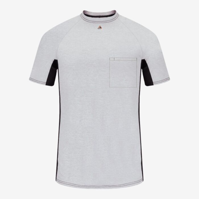 Bulwark Men's FR Two-Tone Base Layer with Concealed Chest Pocket- EXCEL FR MPS4 Men's FR Two-Tone Base Layer with Concealed Chest Pocket- EXCEL FR Thumbnail