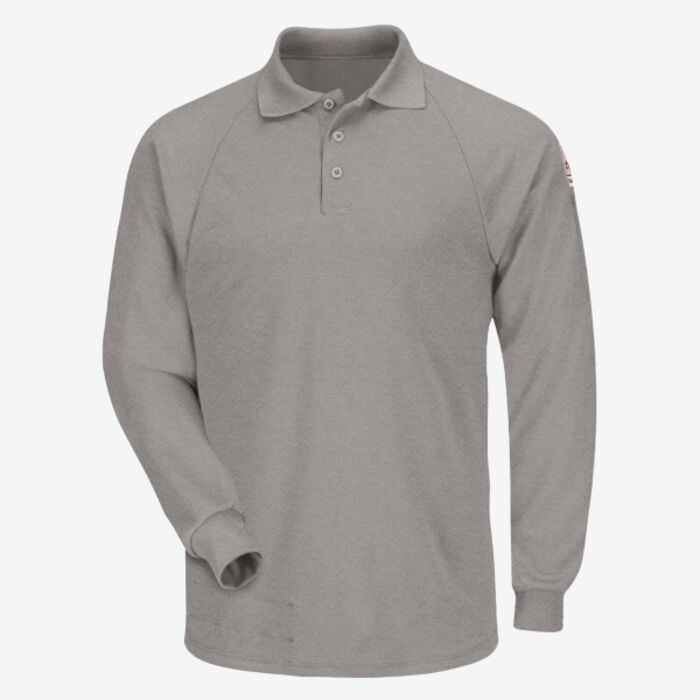 Bulwark Men's Classic Long Sleeve Polo - CoolTouch®2 SMP2 Men's Classic Long Sleeve Polo - CoolTouch®2 Thumbnail